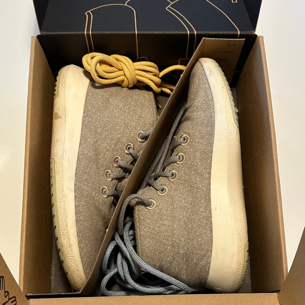 Allbirds women’s Sneakers - wool runner up mizzle in fog (cream)